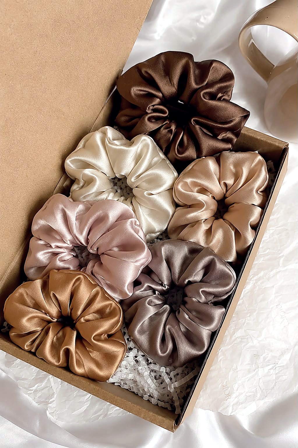 Silk Scrunchie Set